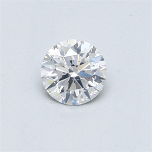 Picture of Natural Diamond 0.40 Carats, Round with Excellent Cut, E Color, I1 Clarity and Certified by GIA