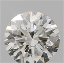 Natural Diamond 0.51 Carats, Round with Excellent Cut, K Color, VVS2 Clarity and Certified by GIA