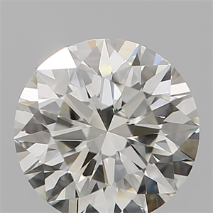 Picture of Natural Diamond 0.51 Carats, Round with Excellent Cut, K Color, VVS2 Clarity and Certified by GIA