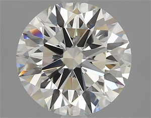 Picture of Natural Diamond 2.14 Carats, Round with Excellent Cut, J Color, IF Clarity and Certified by GIA