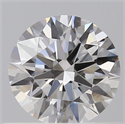 Natural Diamond 0.40 Carats, Round with Excellent Cut, F Color, VVS1 Clarity and Certified by GIA