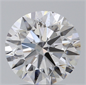 Natural Diamond 1.90 Carats, Round with Excellent Cut, D Color, VS2 Clarity and Certified by GIA