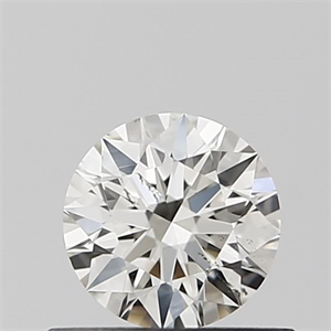 Picture of Natural Diamond 0.41 Carats, Round with Excellent Cut, I Color, SI2 Clarity and Certified by GIA