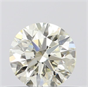 Natural Diamond 0.40 Carats, Round with Very Good Cut, K Color, VS1 Clarity and Certified by IGI