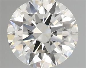 Picture of Natural Diamond 0.40 Carats, Round with Excellent Cut, H Color, VS1 Clarity and Certified by IGI