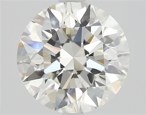 Picture of Natural Diamond 2.04 Carats, Round with Excellent Cut, J Color, VS2 Clarity and Certified by GIA