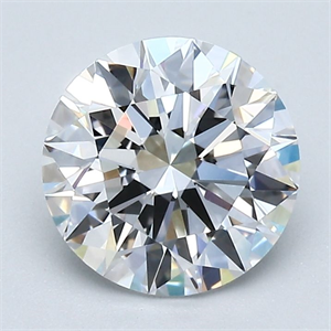 Picture of Natural Diamond 1.82 Carats, Round with Excellent Cut, D Color, VVS1 Clarity and Certified by GIA