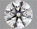 Natural Diamond 4.01 Carats, Round with Excellent Cut, G Color, VS1 Clarity and Certified by GIA