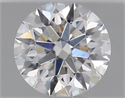 Natural Diamond 0.40 Carats, Round with Excellent Cut, F Color, VS2 Clarity and Certified by GIA