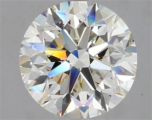 Picture of Natural Diamond 3.00 Carats, Round with Very Good Cut, K Color, VS2 Clarity and Certified by GIA