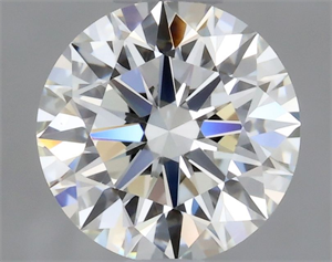 Picture of Natural Diamond 0.44 Carats, Round with Excellent Cut, I Color, VS1 Clarity and Certified by GIA