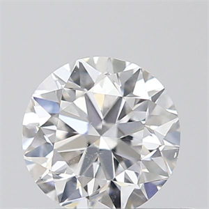 Picture of Natural Diamond 0.40 Carats, Round with Very Good Cut, D Color, SI1 Clarity and Certified by GIA