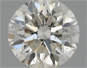 Natural Diamond 0.50 Carats, Round with Excellent Cut, G Color, I1 Clarity and Certified by IGI