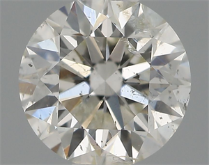 Picture of Natural Diamond 0.50 Carats, Round with Excellent Cut, G Color, I1 Clarity and Certified by IGI