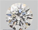 Natural Diamond 0.40 Carats, Round with Excellent Cut, H Color, VVS2 Clarity and Certified by GIA