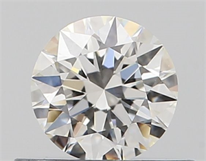 Picture of Natural Diamond 0.40 Carats, Round with Excellent Cut, H Color, VVS2 Clarity and Certified by GIA