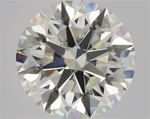 Picture of Natural Diamond 3.16 Carats, Round with Excellent Cut, I Color, VVS1 Clarity and Certified by IGI