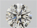 Natural Diamond 0.40 Carats, Round with Excellent Cut, J Color, VS2 Clarity and Certified by GIA