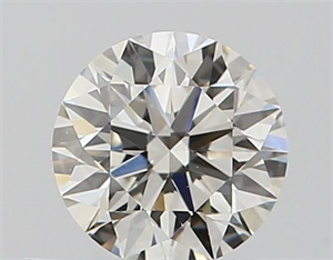 Picture of Natural Diamond 0.40 Carats, Round with Excellent Cut, J Color, VS2 Clarity and Certified by GIA