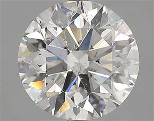 Picture of Natural Diamond 3.01 Carats, Round with Excellent Cut, H Color, SI2 Clarity and Certified by GIA