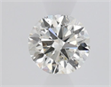 Natural Diamond 0.40 Carats, Round with Very Good Cut, J Color, SI1 Clarity and Certified by GIA