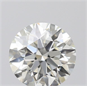 Natural Diamond 0.41 Carats, Round with Excellent Cut, J Color, VVS1 Clarity and Certified by GIA