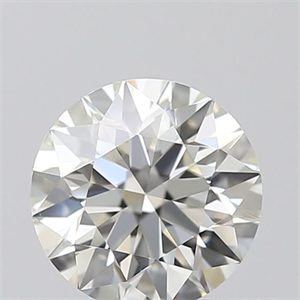 Picture of Natural Diamond 0.41 Carats, Round with Excellent Cut, J Color, VVS1 Clarity and Certified by GIA