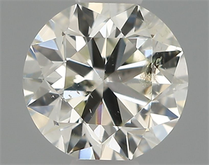 Picture of Natural Diamond 0.40 Carats, Round with Very Good Cut, I Color, SI2 Clarity and Certified by IGI