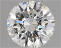 Natural Diamond 0.40 Carats, Round with Excellent Cut, J Color, SI1 Clarity and Certified by GIA