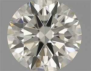 Picture of Natural Diamond 0.52 Carats, Round with Excellent Cut, J Color, VS2 Clarity and Certified by IGI