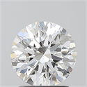 Natural Diamond 1.41 Carats, Round with Excellent Cut, E Color, VVS2 Clarity and Certified by GIA