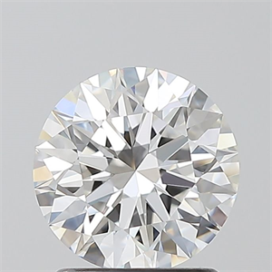 Picture of Natural Diamond 1.41 Carats, Round with Excellent Cut, E Color, VVS2 Clarity and Certified by GIA