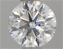 Natural Diamond 0.50 Carats, Round with Very Good Cut, I Color, SI1 Clarity and Certified by IGI