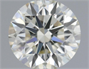 Natural Diamond 0.61 Carats, Round with Excellent Cut, K Color, VVS2 Clarity and Certified by IGI