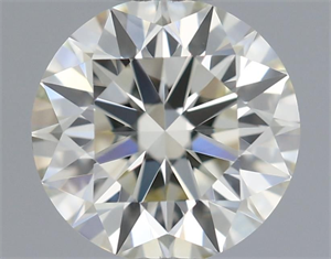 Picture of Natural Diamond 0.61 Carats, Round with Excellent Cut, K Color, VVS2 Clarity and Certified by IGI