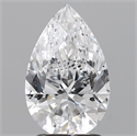 Natural Diamond 1.83 Carats, Pear with  Cut, D Color, SI2 Clarity and Certified by GIA