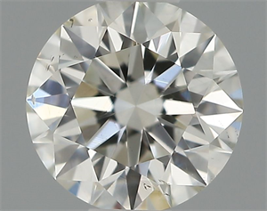 Picture of Natural Diamond 0.41 Carats, Round with Excellent Cut, H Color, VS2 Clarity and Certified by IGI