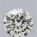 Natural Diamond 0.40 Carats, Round with Excellent Cut, K Color, SI2 Clarity and Certified by GIA