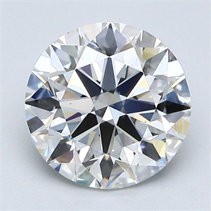 Picture of Natural Diamond 1.80 Carats, Round with Excellent Cut, H Color, VS2 Clarity and Certified by GIA