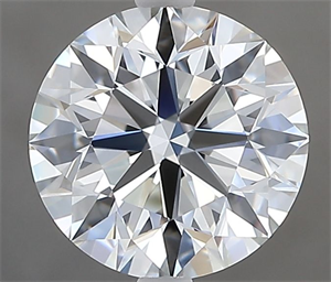 Picture of Natural Diamond 2.00 Carats, Round with Excellent Cut, H Color, VVS1 Clarity and Certified by GIA