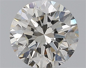 Picture of Natural Diamond 1.60 Carats, Round with Excellent Cut, H Color, SI1 Clarity and Certified by GIA