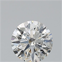 Natural Diamond 0.51 Carats, Round with Excellent Cut, H Color, SI2 Clarity and Certified by GIA