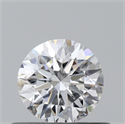 Natural Diamond 0.40 Carats, Round with Excellent Cut, D Color, SI2 Clarity and Certified by GIA