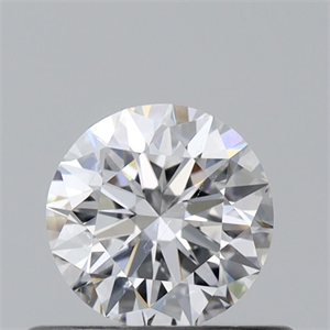 Picture of Natural Diamond 0.40 Carats, Round with Excellent Cut, D Color, SI2 Clarity and Certified by GIA