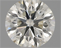 Natural Diamond 0.51 Carats, Round with Excellent Cut, H Color, SI1 Clarity and Certified by IGI