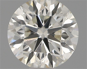 Picture of Natural Diamond 0.51 Carats, Round with Excellent Cut, H Color, SI1 Clarity and Certified by IGI