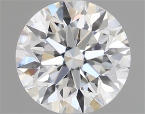 Picture of Natural Diamond 0.42 Carats, Round with Excellent Cut, F Color, VVS1 Clarity and Certified by GIA