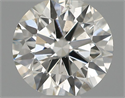 Natural Diamond 0.40 Carats, Round with Excellent Cut, G Color, SI2 Clarity and Certified by IGI