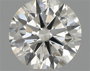 Picture of Natural Diamond 0.40 Carats, Round with Excellent Cut, G Color, SI2 Clarity and Certified by IGI