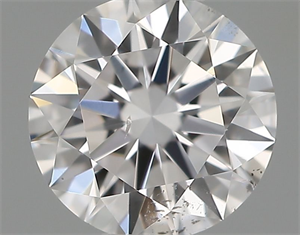 Picture of Natural Diamond 0.40 Carats, Round with Excellent Cut, D Color, SI1 Clarity and Certified by IGI